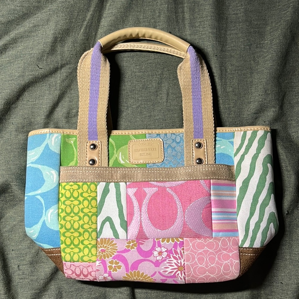 Knockoff Coach Patchwork Bag